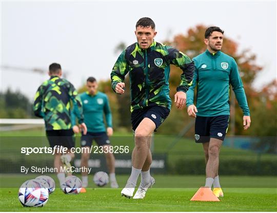 Republic of Ireland Training Session and Press Conference