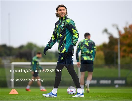 Republic of Ireland Training Session and Press Conference Republic of Ireland Training Session and Press Conference