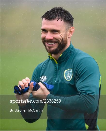 Republic of Ireland Training Session and Press Conference Republic of Ireland Training Session and Press Conference