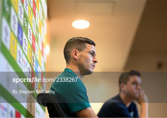 Republic of Ireland Training Session and Press Conference Republic of Ireland Training Session and Press Conference