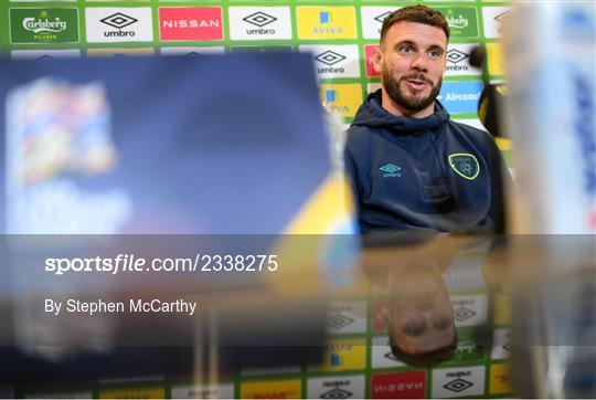 Republic of Ireland Training Session and Press Conference Republic of Ireland Training Session and Press Conference