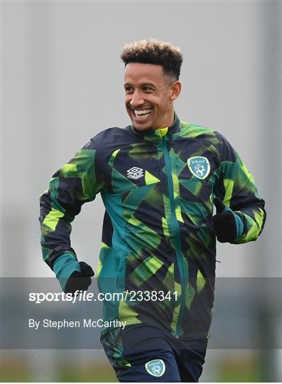 Republic of Ireland Training Session and Press Conference Republic of Ireland Training Session and Press Conference