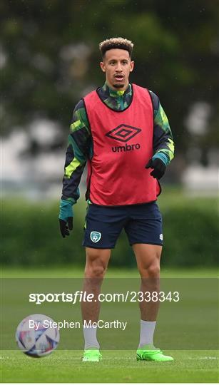 Republic of Ireland Training Session and Press Conference Republic of Ireland Training Session and Press Conference
