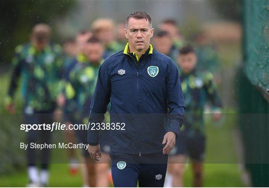 Republic of Ireland Training Session and Press Conference Republic of Ireland Training Session and Press Conference