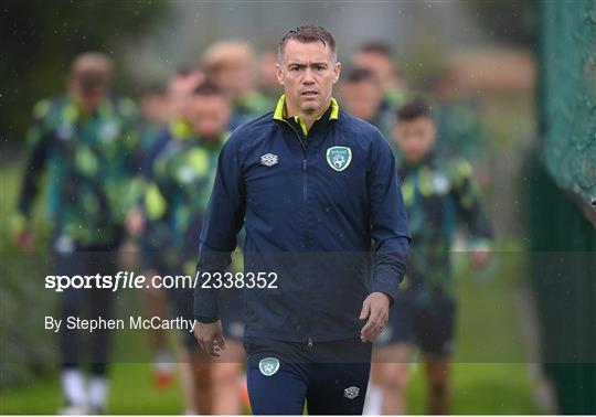 Republic of Ireland Training Session and Press Conference