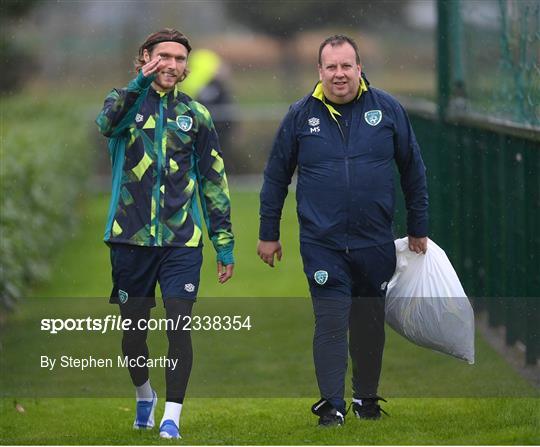 Republic of Ireland Training Session and Press Conference Republic of Ireland Training Session and Press Conference