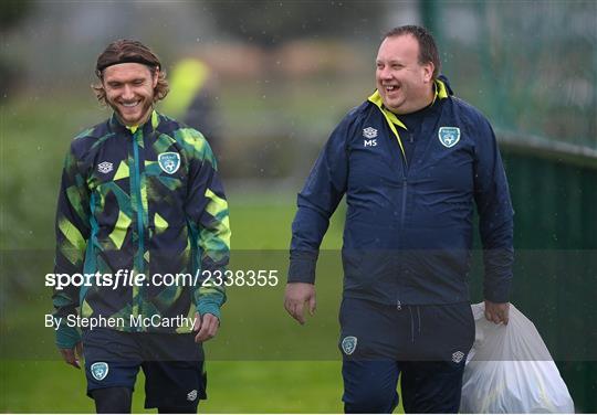 Republic of Ireland Training Session and Press Conference Republic of Ireland Training Session and Press Conference