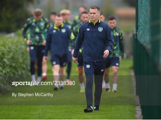 Republic of Ireland Training Session and Press Conference Republic of Ireland Training Session and Press Conference