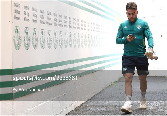 Republic of Ireland U21 Press Conference and Training Session