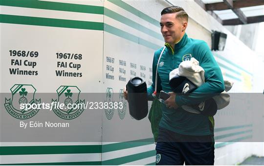 Republic of Ireland U21 Press Conference and Training Session