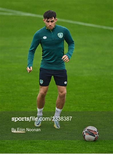 Republic of Ireland U21 Press Conference and Training Session Republic of Ireland U21 Press Conference and Training Session