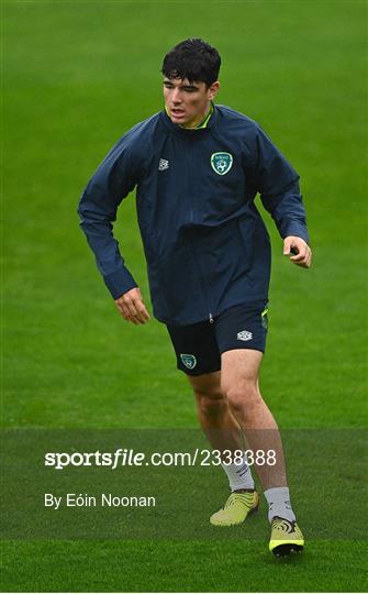 Republic of Ireland U21 Press Conference and Training Session Republic of Ireland U21 Press Conference and Training Session