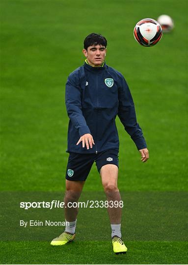 Republic of Ireland U21 Press Conference and Training Session