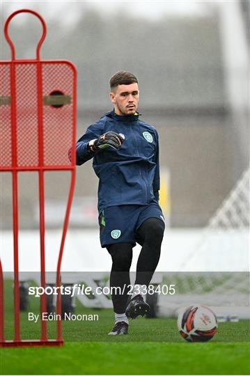 Republic of Ireland U21 Press Conference and Training Session