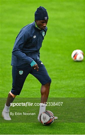 Republic of Ireland U21 Press Conference and Training Session