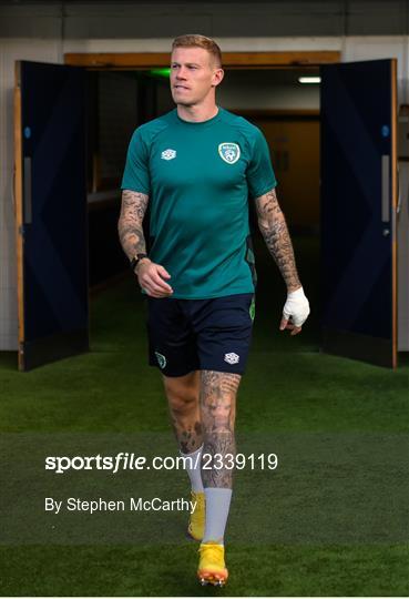 Republic of Ireland Press Conference and Training Session Republic of Ireland Press Conference and Training Session