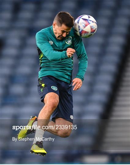 Republic of Ireland Press Conference and Training Session Republic of Ireland Press Conference and Training Session