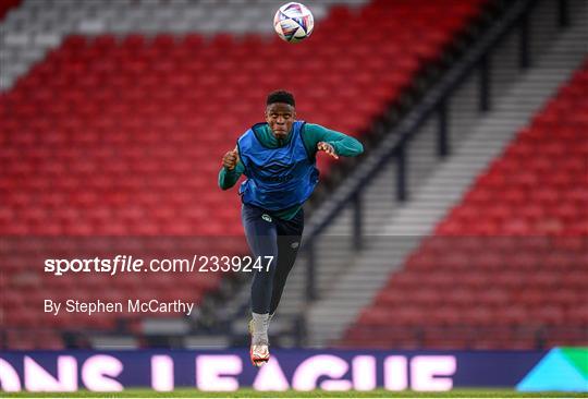 Republic of Ireland Press Conference and Training Session Republic of Ireland Press Conference and Training Session