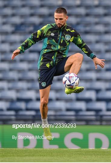 Republic of Ireland Press Conference and Training Session Republic of Ireland Press Conference and Training Session