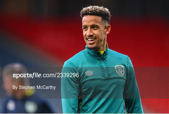 Republic of Ireland Press Conference and Training Session Republic of Ireland Press Conference and Training Session