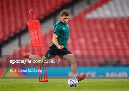 Republic of Ireland Press Conference and Training Session Republic of Ireland Press Conference and Training Session