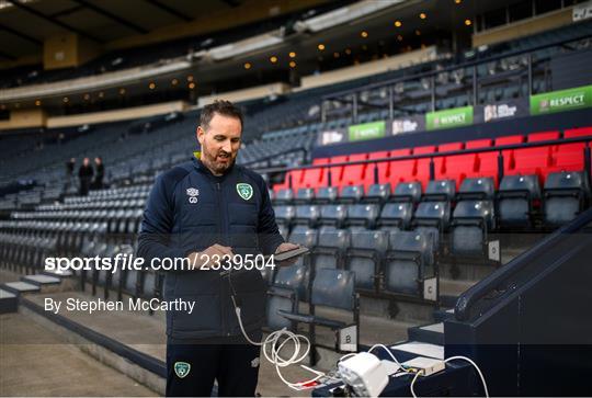 Republic of Ireland Press Conference and Training Session Republic of Ireland Press Conference and Training Session