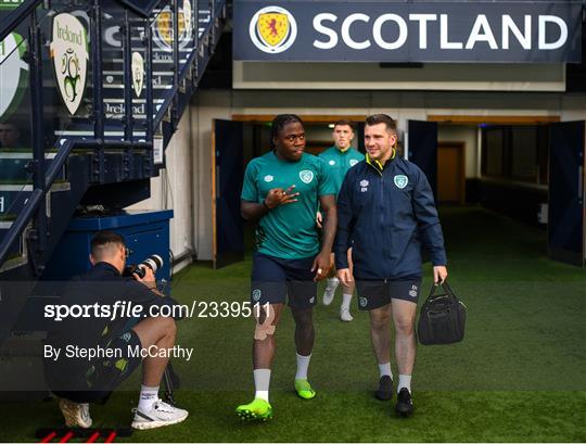 Republic of Ireland Press Conference and Training Session Republic of Ireland Press Conference and Training Session