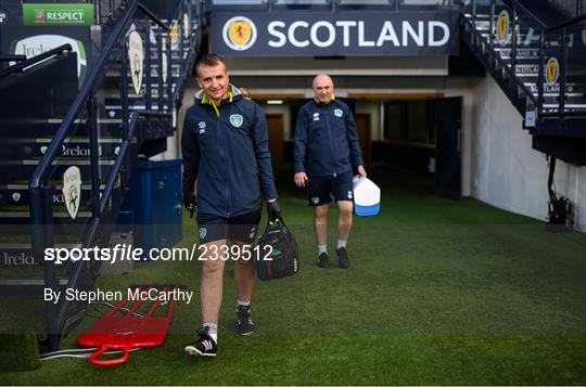 Republic of Ireland Press Conference and Training Session Republic of Ireland Press Conference and Training Session