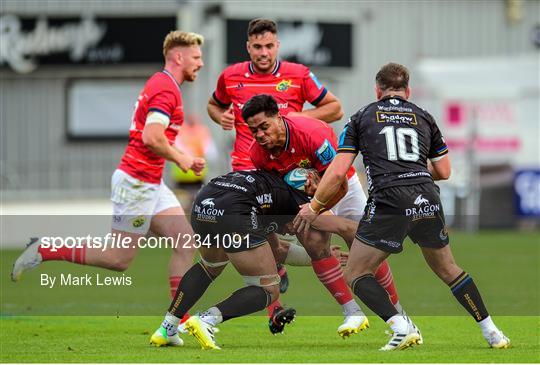 Dragons v Munster - United Rugby Championship Dragons v Munster - United Rugby Championship
