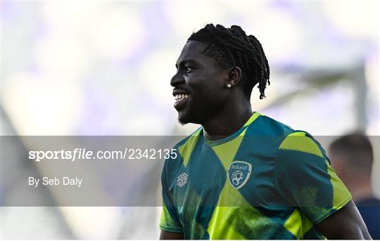 Republic of Ireland U21 Press Conference and Training Session