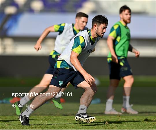 Republic of Ireland U21 Press Conference and Training Session Republic of Ireland U21 Press Conference and Training Session