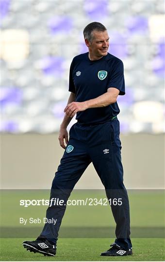 Republic of Ireland U21 Press Conference and Training Session