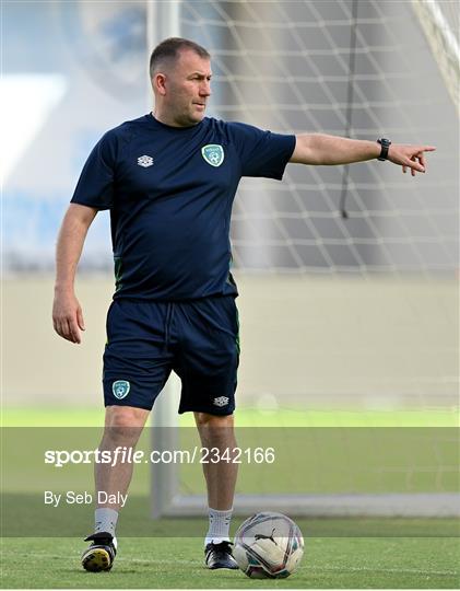 Republic of Ireland U21 Press Conference and Training Session