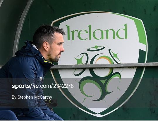 Republic of Ireland Training Session and Press Conference Republic of Ireland Training Session and Press Conference