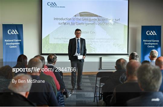 GAA Launch of the new 2022 Edition of GAA Synthetic Pitch Standards GAA Launch of the new 2022 Edition of GAA Synthetic Pitch Standards