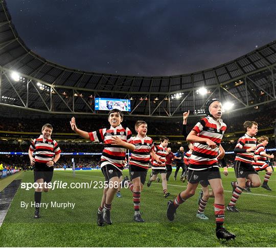 Half-time Minis at Leinster v Munster - United Rugby Championship