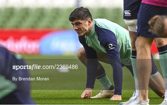 Ireland Captain's Run and Media Conference