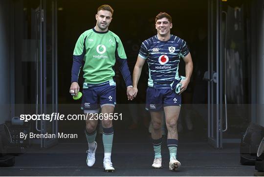 Ireland Captain's Run and Media Conference Ireland Captain's Run and Media Conference