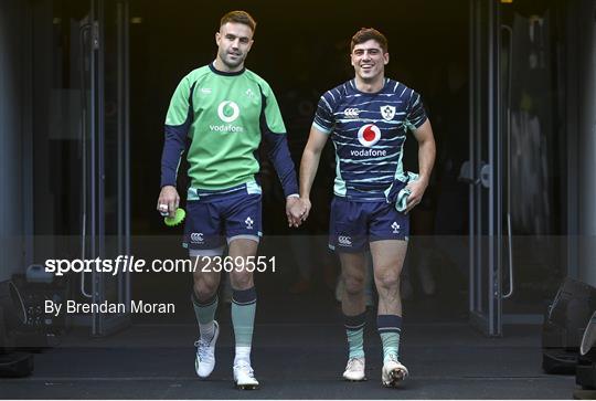 Ireland Captain's Run and Media Conference