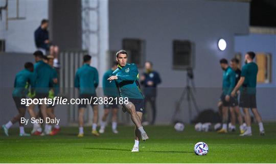 Republic of Ireland Training Session and Media Conference