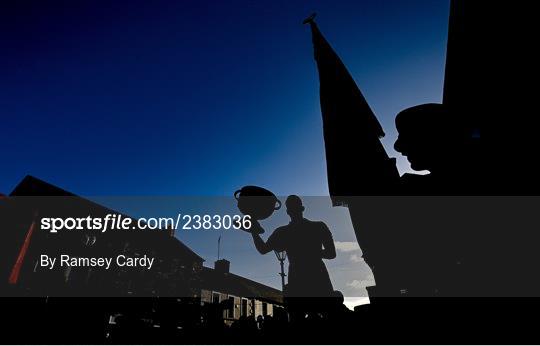 Unveiling of a statue of Cavan’s 1947 & 1948 All-Ireland winning captain John Joe O’Reilly
