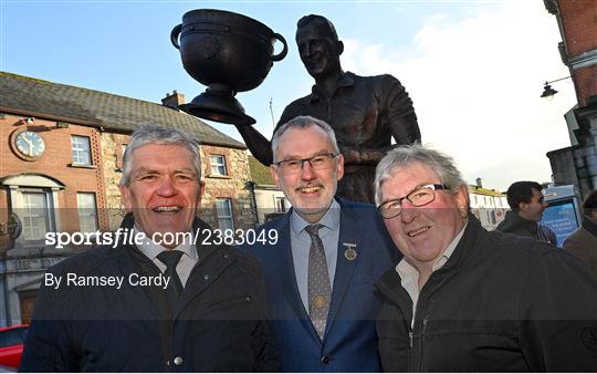 Unveiling of a statue of Cavan’s 1947 & 1948 All-Ireland winning captain John Joe O’Reilly