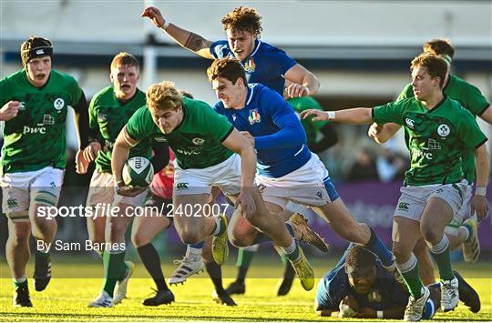 Ireland v Italy - U20 Rugby International Friendly