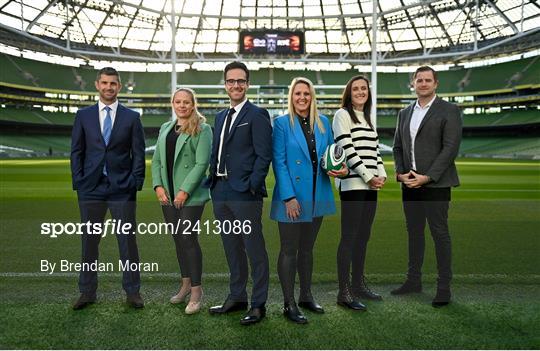 Virgin Media / RTÉ 2022 Guinness Six Nations launch & Rugby World Cup Announcement