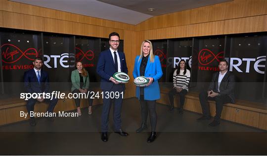 Virgin Media / RTÉ 2022 Guinness Six Nations launch & Rugby World Cup Announcement