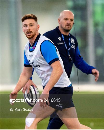 Scotland Rugby Squad Training