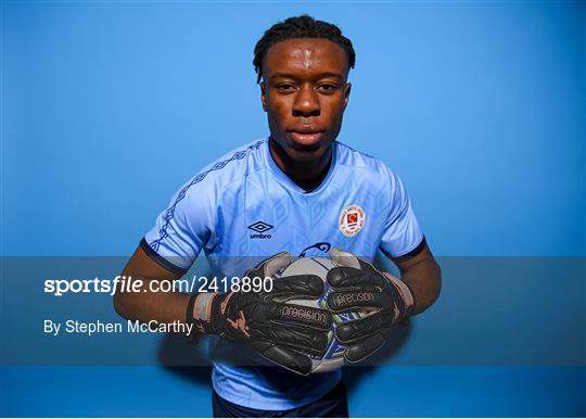 St Patrick's Athletic Squad Portraits 2023