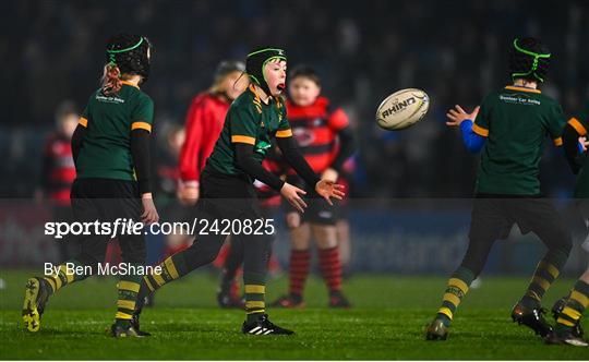 Bank of Ireland Half-Time Minis at Leinster v Cardiff - United Rugby Championship