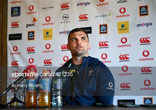 Ireland Rugby Squad Training and Media Conference