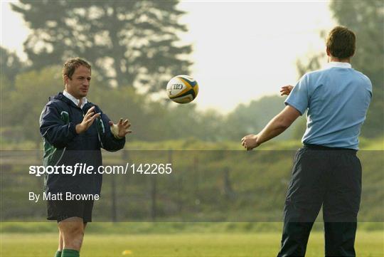 Ireland Rugby Squad Training Thursday